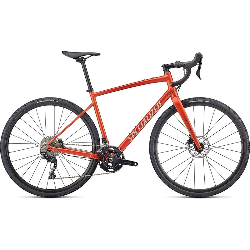 2024 Specialized diverge e5 elite bike satin redwood/gloss white/chrome/clean 61