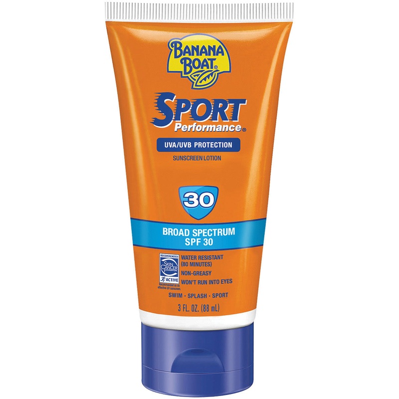 Banana Boat Sport Sunscreen Lotion SPF 30 – 3 oz, Sun Protection for Active Lifestyles