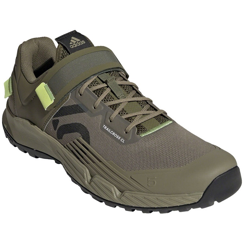 Five Ten Trailcross Mountain Clipless Shoes – Mens Orbit Green/Carbon/Pulse Lime 6