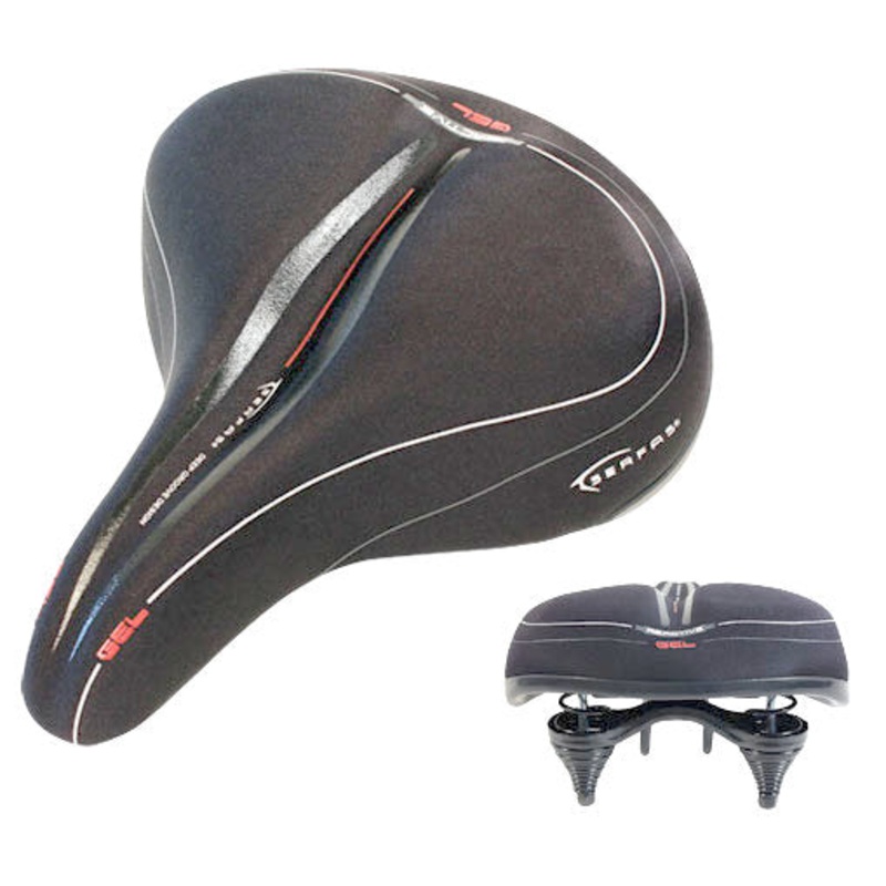 Serfas Cruiser On Rails Saddle – Black