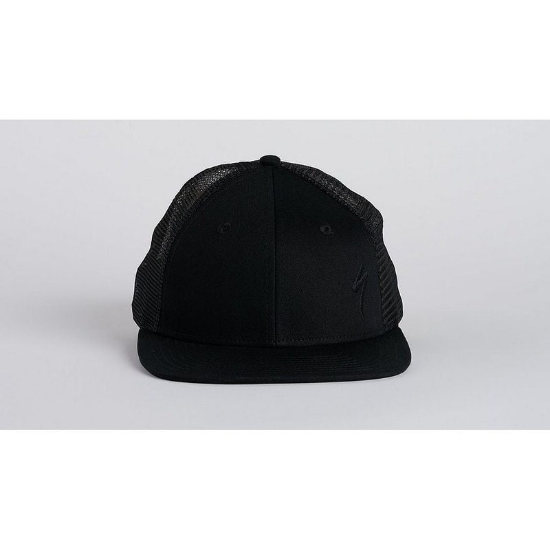 Specialized s-logo trucker hat black/black osfa