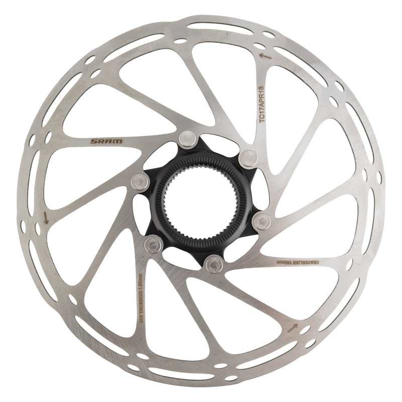 SRAM CenterLine Disc Brake Rotor – 180mm Center Lock 1.85mm Lockring Sold Separate