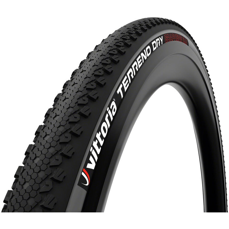 Vittoria Terreno Dry Tire – 700 x 38, Tubeless, Folding, Black/Anthracite, G2.0