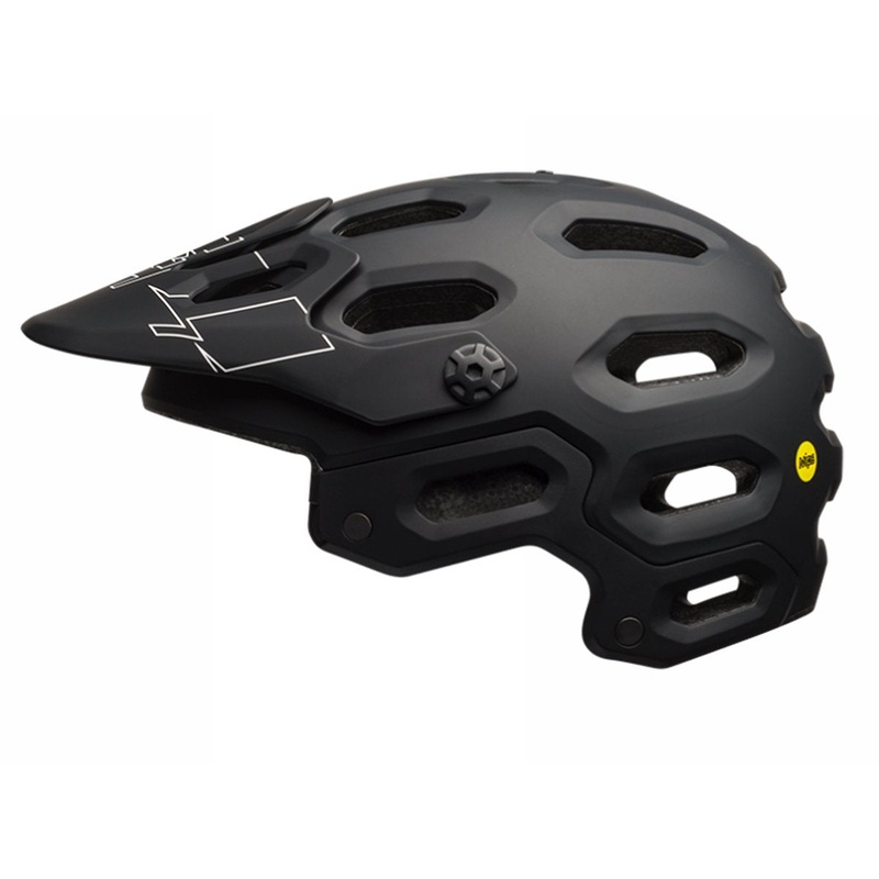 Bell Super 3 MIPS MTB Helmet – Matt Black-White