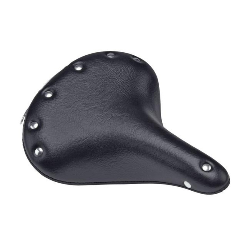 Classic Faux Leather Bike Saddle