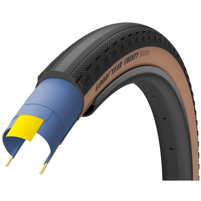 County Ultimate Tubeless Tire 700 x 40c Tan