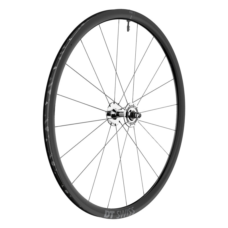DT Swiss T 1800 Classic Front Wheel – 700 9 x 100mm No Brake Black
