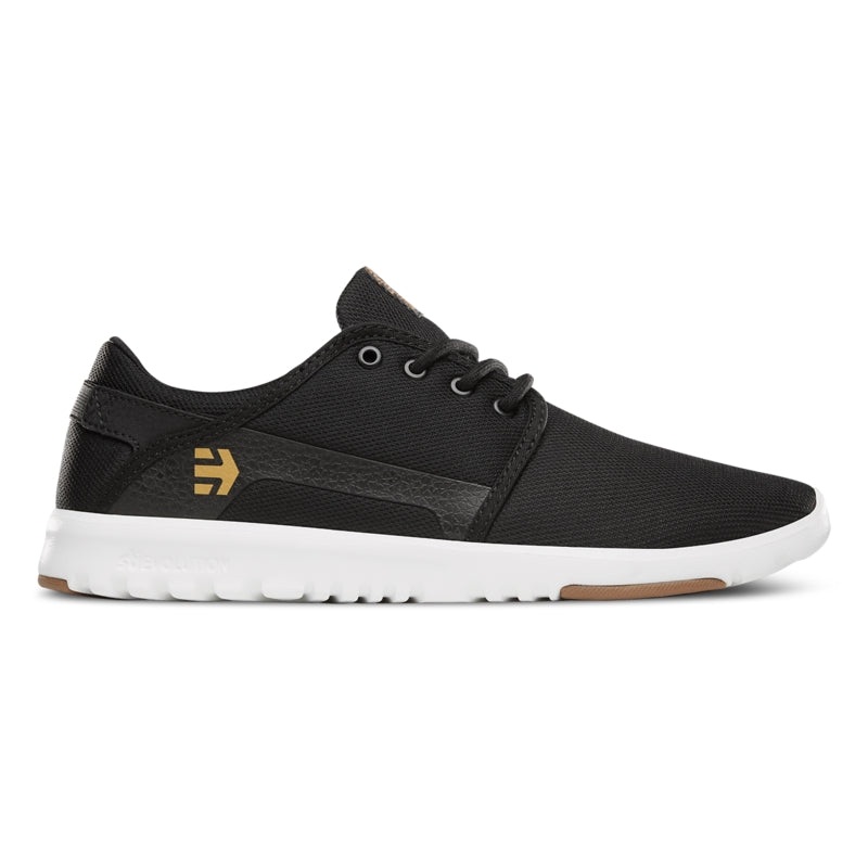 Etnies Scout Trainers Skate Shoes Men’s, Black/White/Gum, 8.5 (Without Original Box)
