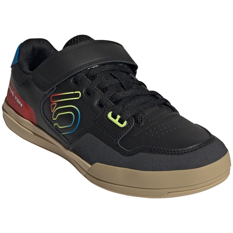 Five Ten Hellcat Mountain Clipless Shoes – Mens Core Black/Core Black/Red 7