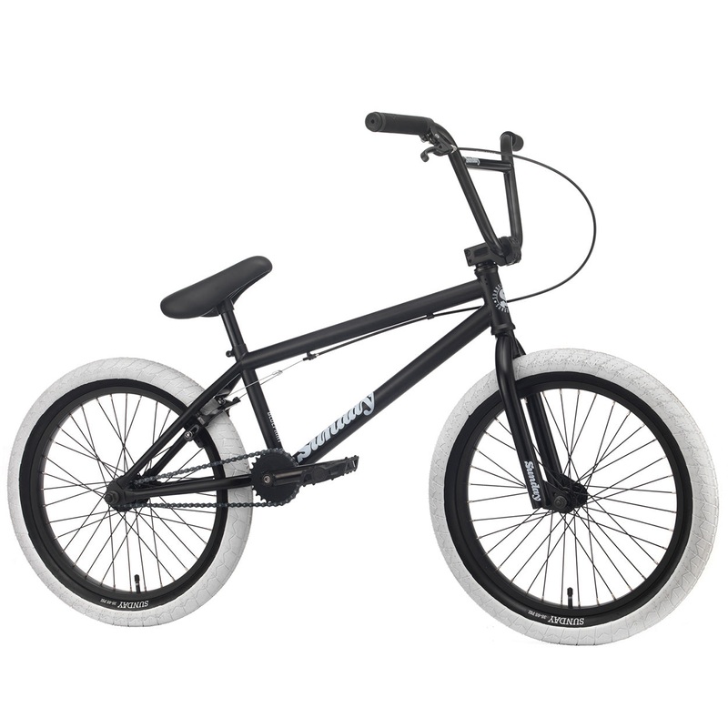 Sunday Blueprint 20″TT BMX Bike-Matte Black/White