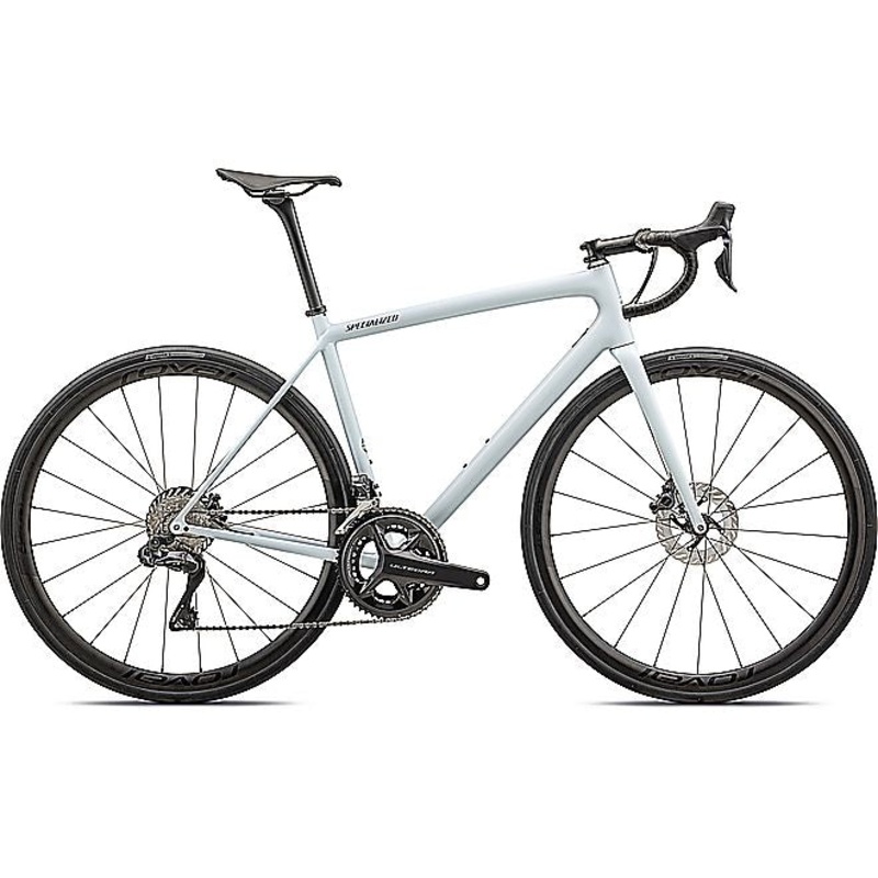 2024 Specialized AETHOS PRO UDI2 BIKE – 61cm, GLOSS MORNING MIST / LAPIS RADIAL FADE / FOG TINT EDGE FADE / SMOKE