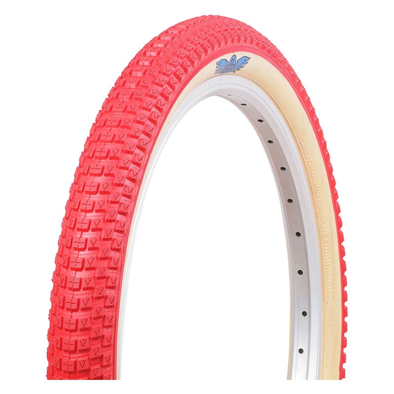 20×2.0 SE Racing Cub BMX Tire – Red w/ Tan Skinwall