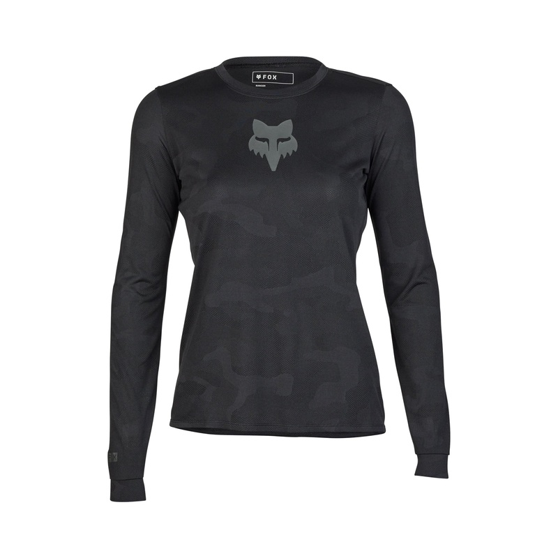 Fox Racing Ranger Tru Dri Long Sleeve MTB Jersey – Womens – Black – 2024