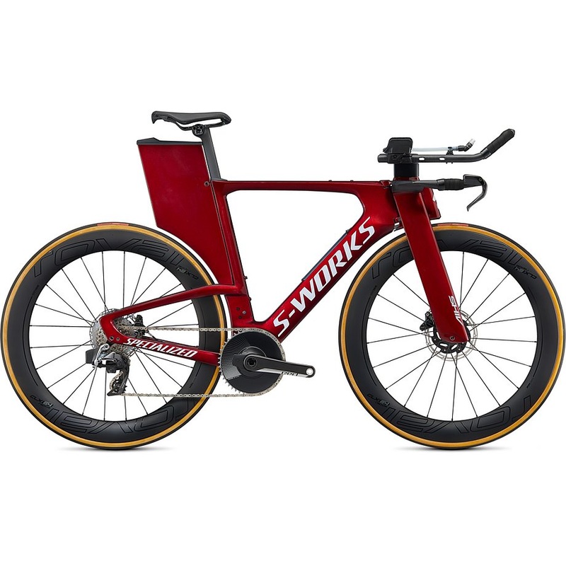 Specialized shiv S-Works disc etap gloss metallic crimson/dove grey s