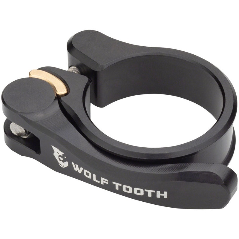 Wolf Tooth Components Quick Release Seatpost Clamp – 36.4mm, Black