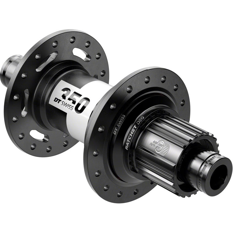 DT Swiss 350 DEG Rear Hub – 12 x 148mm Center-Lock Micro Spline BLK 28H 72pt