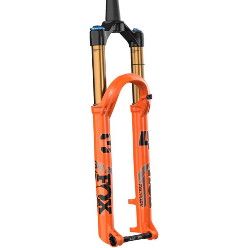 FOX 34 Factory Suspension Fork – 29″ 130 mm 15 x 110 mm Kabolt 44mm Offset GRIP X Damper Shiny Orange