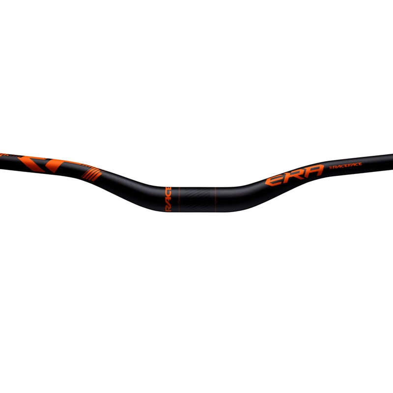 RaceFace Era 35 Carbon Riser Handlebar: 35 x 760mm 10mm Rise Orange