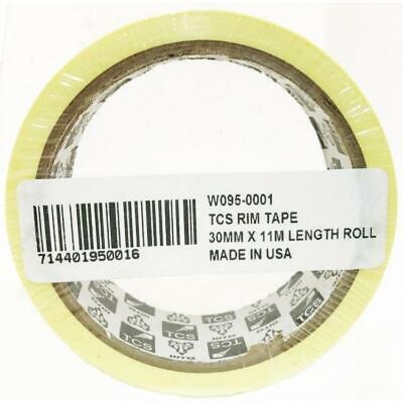 WTB TCS Rim Tape 30mm x 11m Roll Tubeless 30 mm Wide TLR Rim Strip Yellow