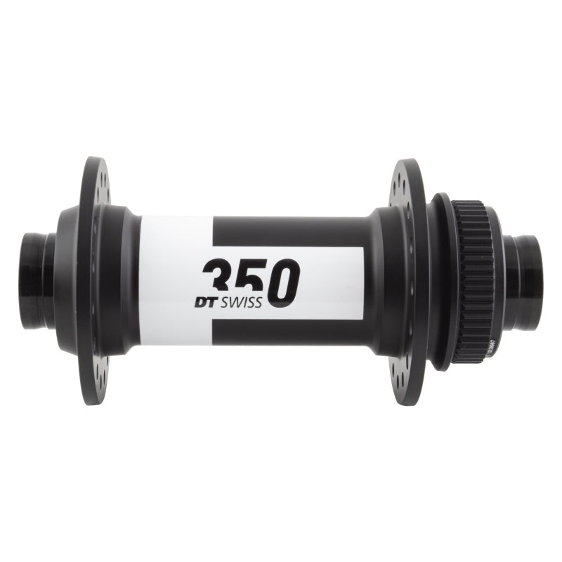 DT Swiss 350 Front Hub – 15 x 110mm Center-Lock Black 32H