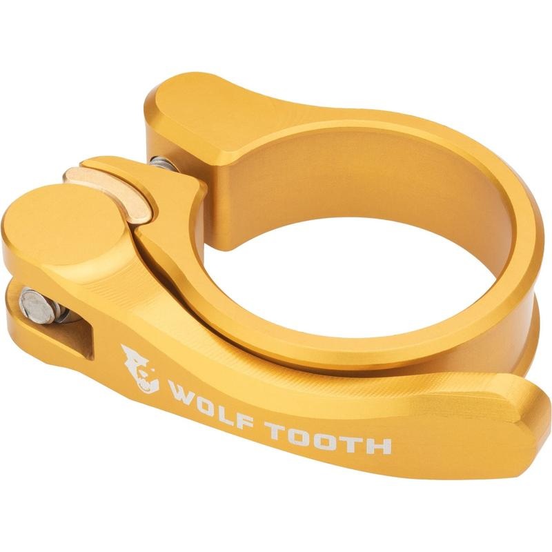 Wolf Tooth Seatpost Clamp 28.6Mm Quick Release Gold