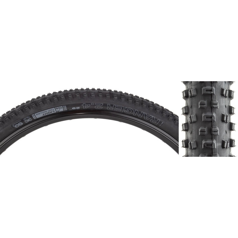 WTB Ranger Tire – 29 x 2.4 TCS Tubeless Folding BLK Light/Fast Rolling Dual DNA SG2
