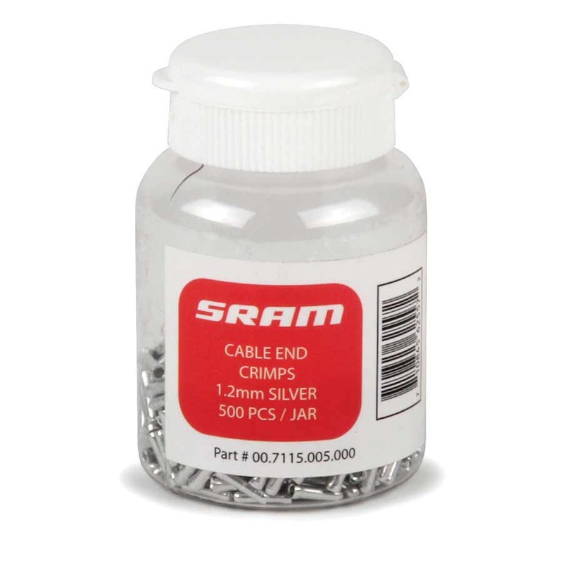 Cable End Crimps 1.2mm 500-Count Jar