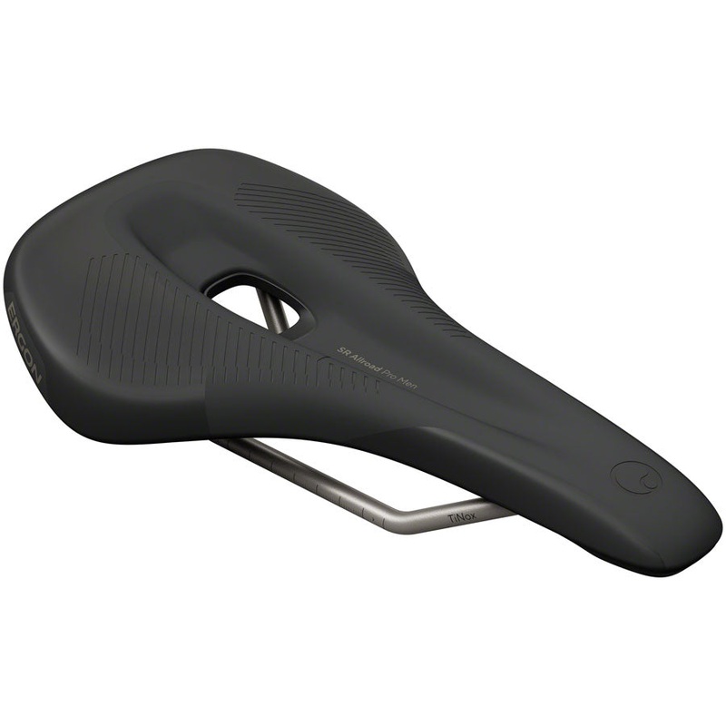 Ergon SR Allroad Pro Saddle – TiNox SL Black Mens Small/Medium