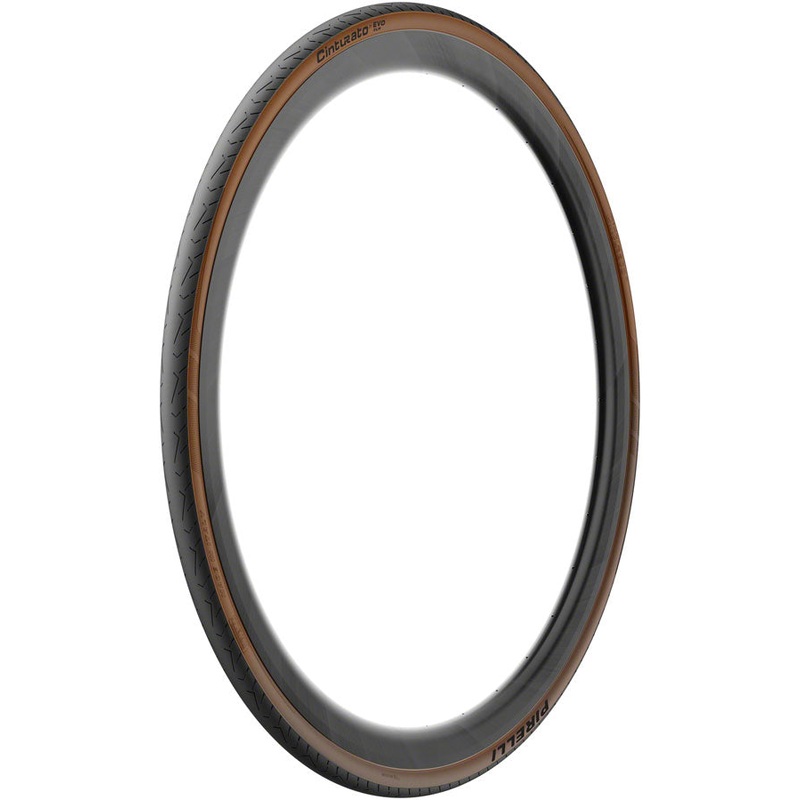Pirelli Cinturato EVO TLR Tire – 700 x 30 Tubeless Folding Classic Tan TechWall+Road SmartEvo AS