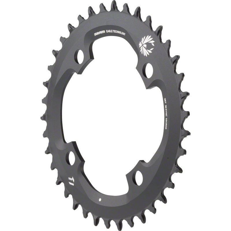 SRAM X-Sync 2 Eagle Chainring – 38 Tooth, 104mm BCD, 12-Speed, Black