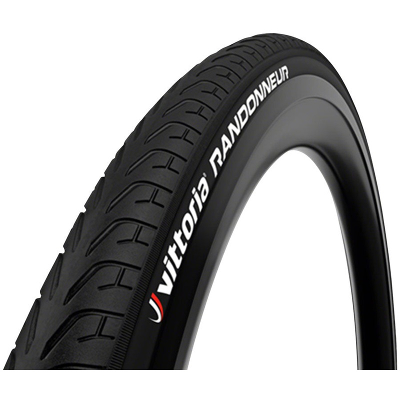 Vittoria Randonneur Reflect Tire – 700 x 45, Clincher, Wire, Black