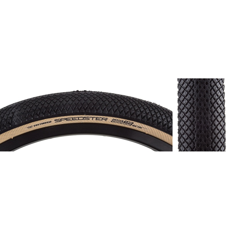 20×1-3/8″ (451mm) Vee Rubber Speedster Folding BMX tire – 110psi – Black w/ Skinwall