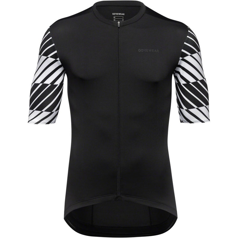 Gorewear Swiftride Optical Jersey – Black/White Mens 2X-Large