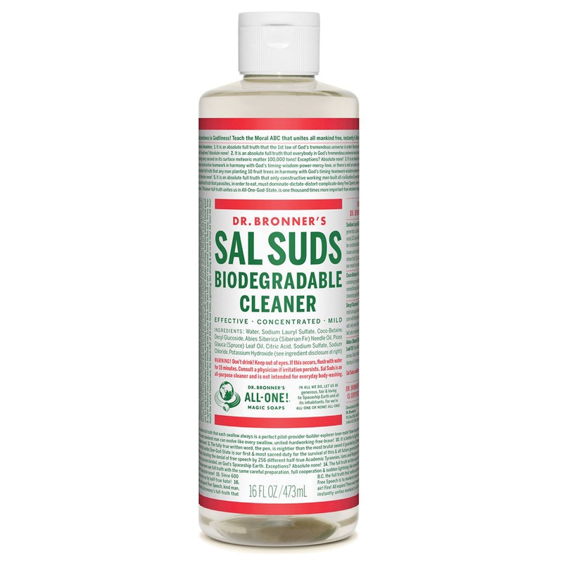 Dr. Bronner’s Sal Suds 16oz: Powerful All-Purpose Cleaner for a Sparkling Clean Home