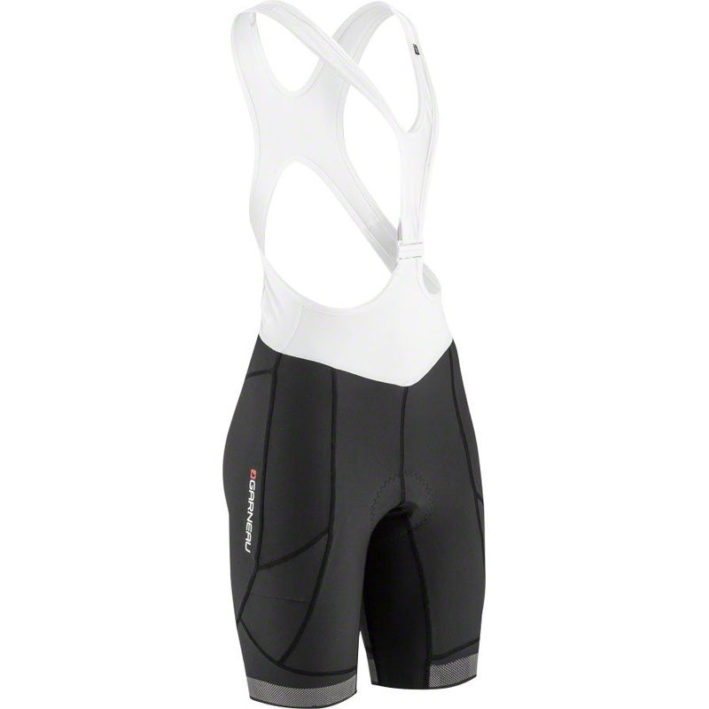 Garneau CB Neo Power RTR Bib Shorts – Black/White X-Large Womens
