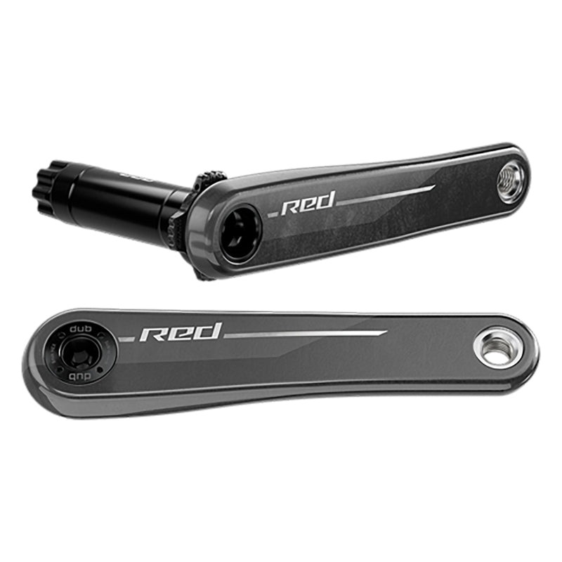 RED 1x XPLR Wide Crank Arm Assembly – 170mm 13-Speed 8-Bolt Direct Mount DUB Spindle Natural Carbon E1