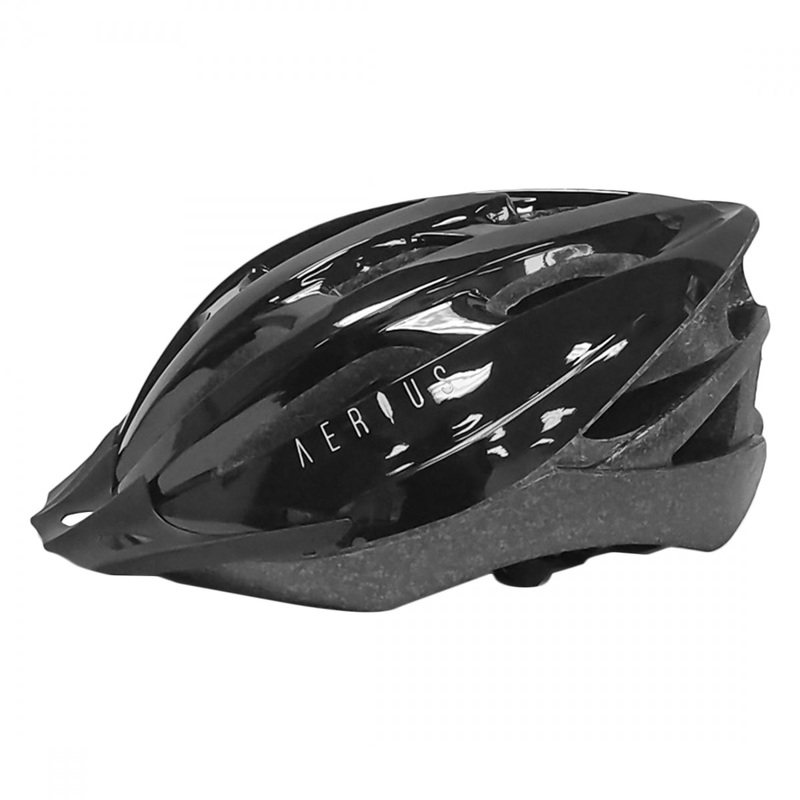 Bike Helmet Aerius V19-Sport All-Purpose In-Mold Head Lock System Black Small/Medium