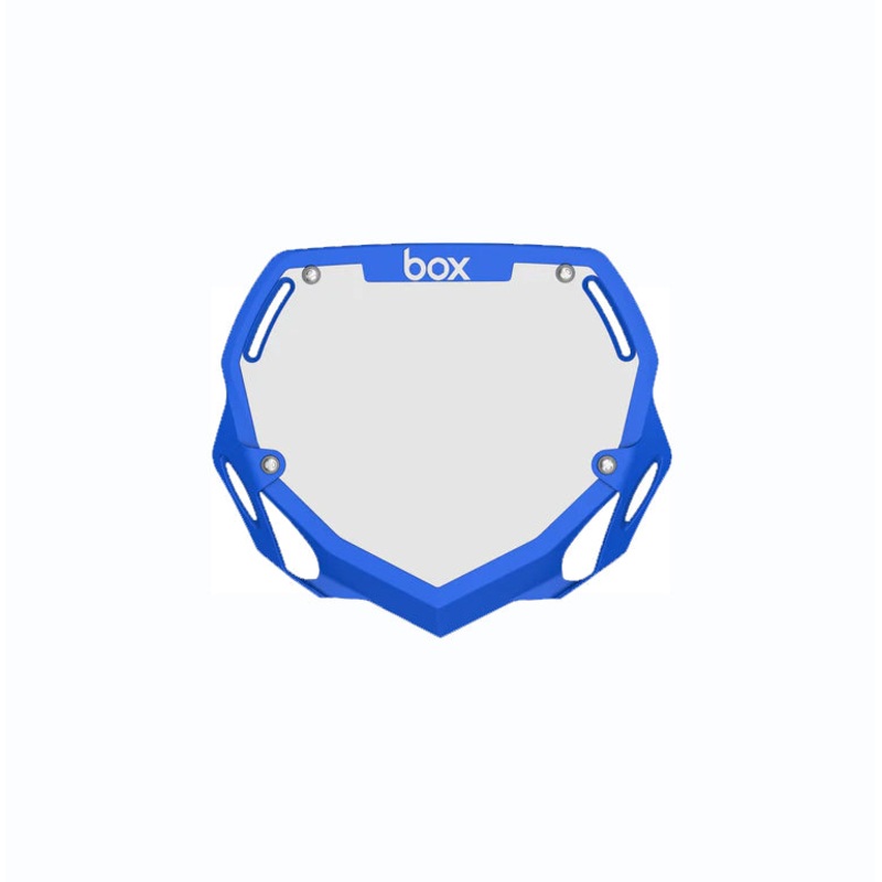 BOX Two Number Plate – Blue