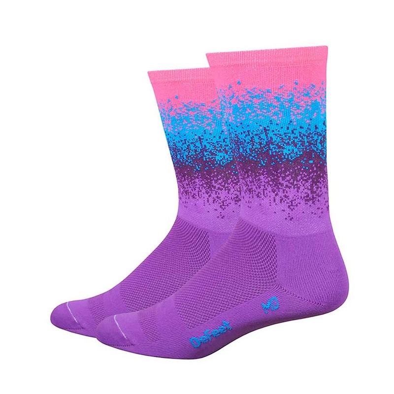 DeFeet Aireator 6″ Ombre Socks 7-9 Purple
