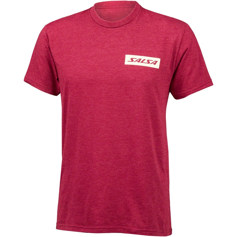 Salsa Logo Short Sleeve T-Shirt – Unisex Red Large