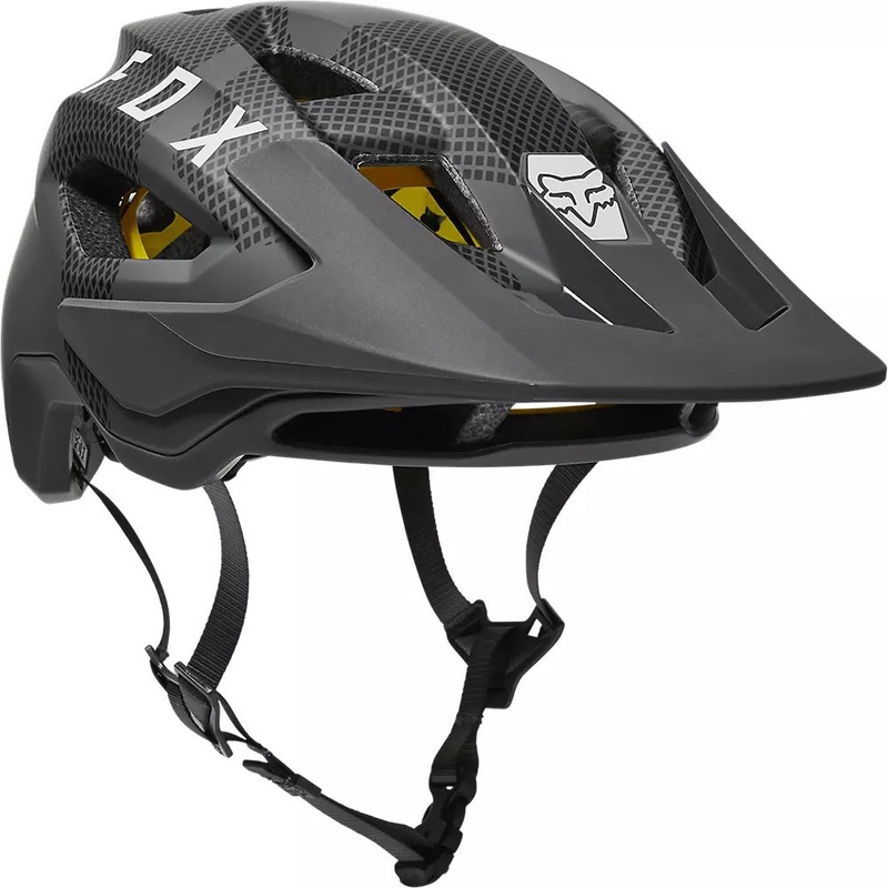 Fox Racing Speedframe Camo MIPS Helmet – Grey Camo, Large
