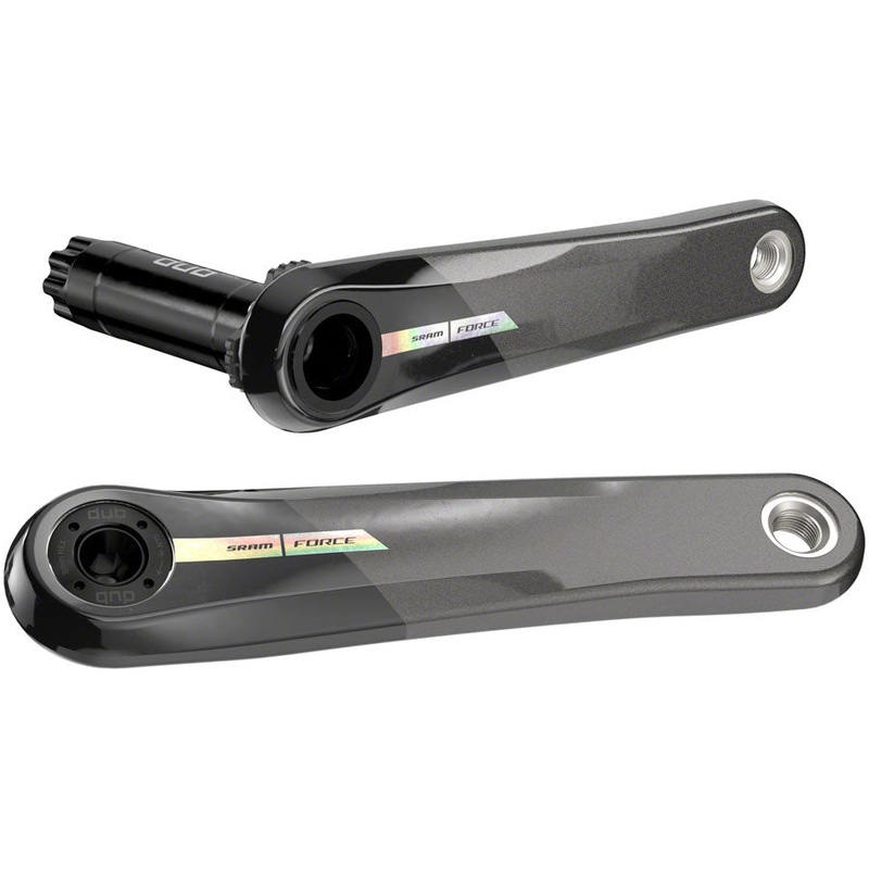 SRAM Force Wide Crank Arm Assembly – 172.5mm 12-Speed 8-Bolt Direct Mount DUB Spindle Interface Iridescent Gray D2