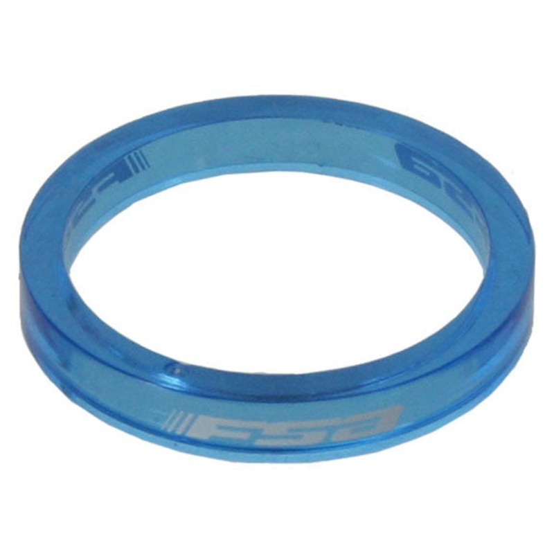 FSA PolyCarb Headset Spacer 1-1/8″x5mm Blue 10/C