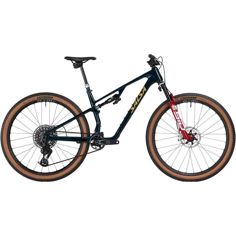 Salsa Spearfish C Deluxe XO AXS Transmission Bike – 29″ Carbon Midnight Carbon X-Small