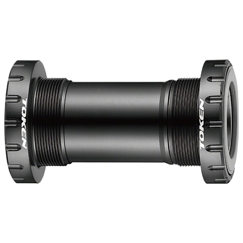 Token BB386BSA Threaded Bottom Bracket – English BB386 Black
