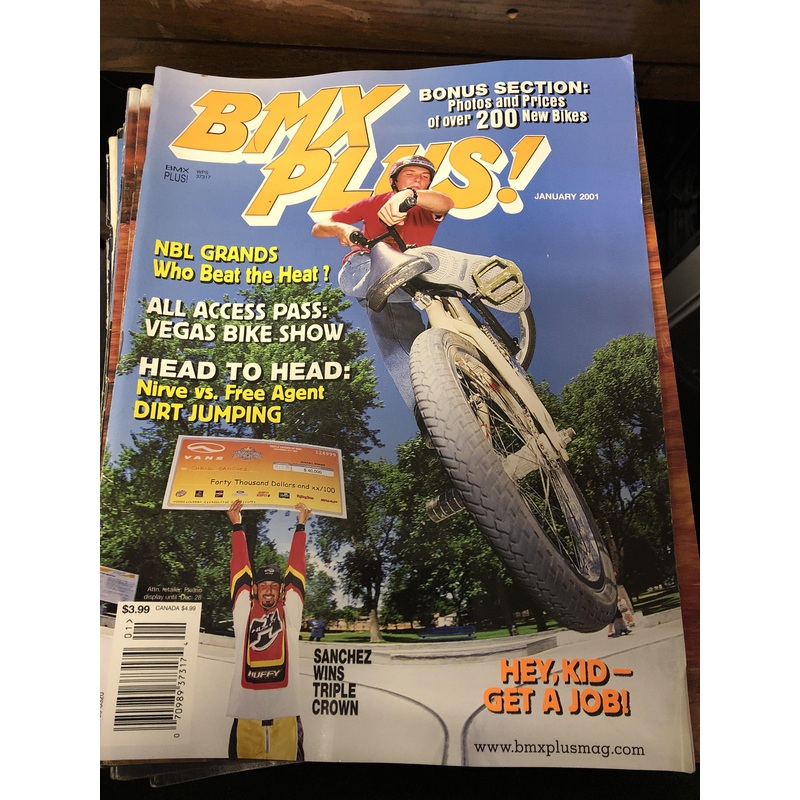 BMX Plus magazine back issues 2001
