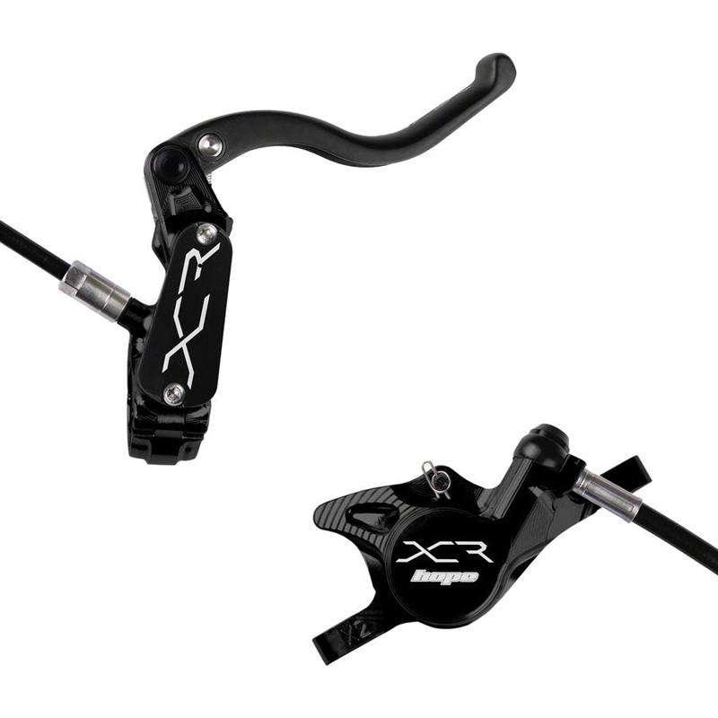 Hope XCR Pro X2 Disc Brake and Lever Set – Rear Hydraulic Post Mount Black