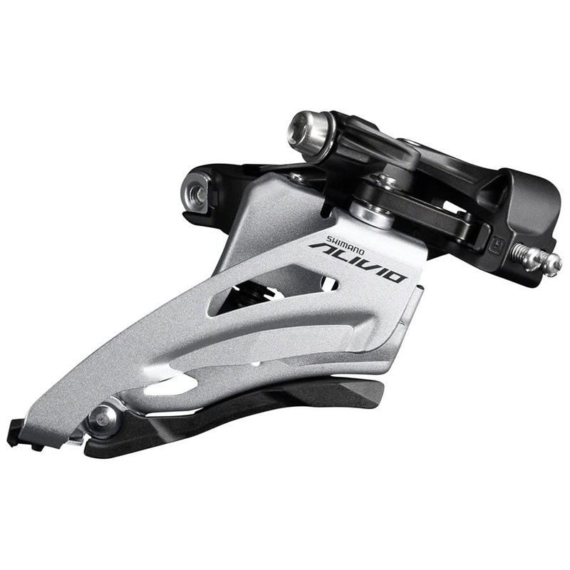 Shimano Alivio FD-M3120-M-B Front Derailleur – 2×9-Speed Side Swing Front Pull 34.9/31.8/28.6mm Clamp Band 36t Max