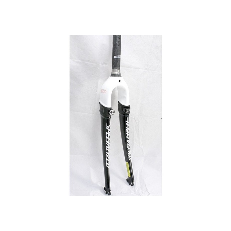 Specialized tricross tricross sw carbon 43mm 1-1/8 raised race carbon/wht