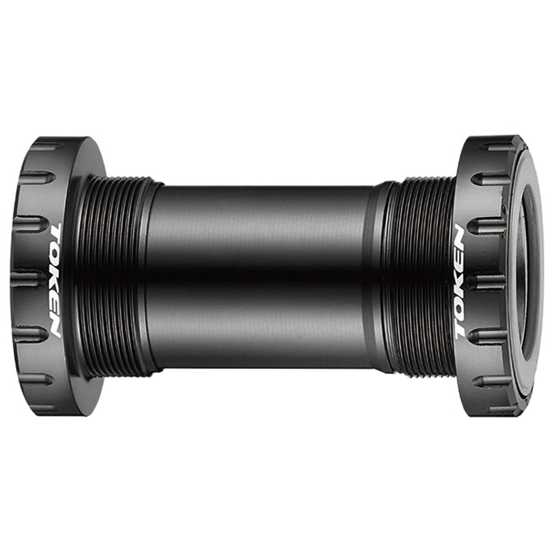 Token BB392BSA Threaded Bottom Bracket – English BB386/BB392 Black